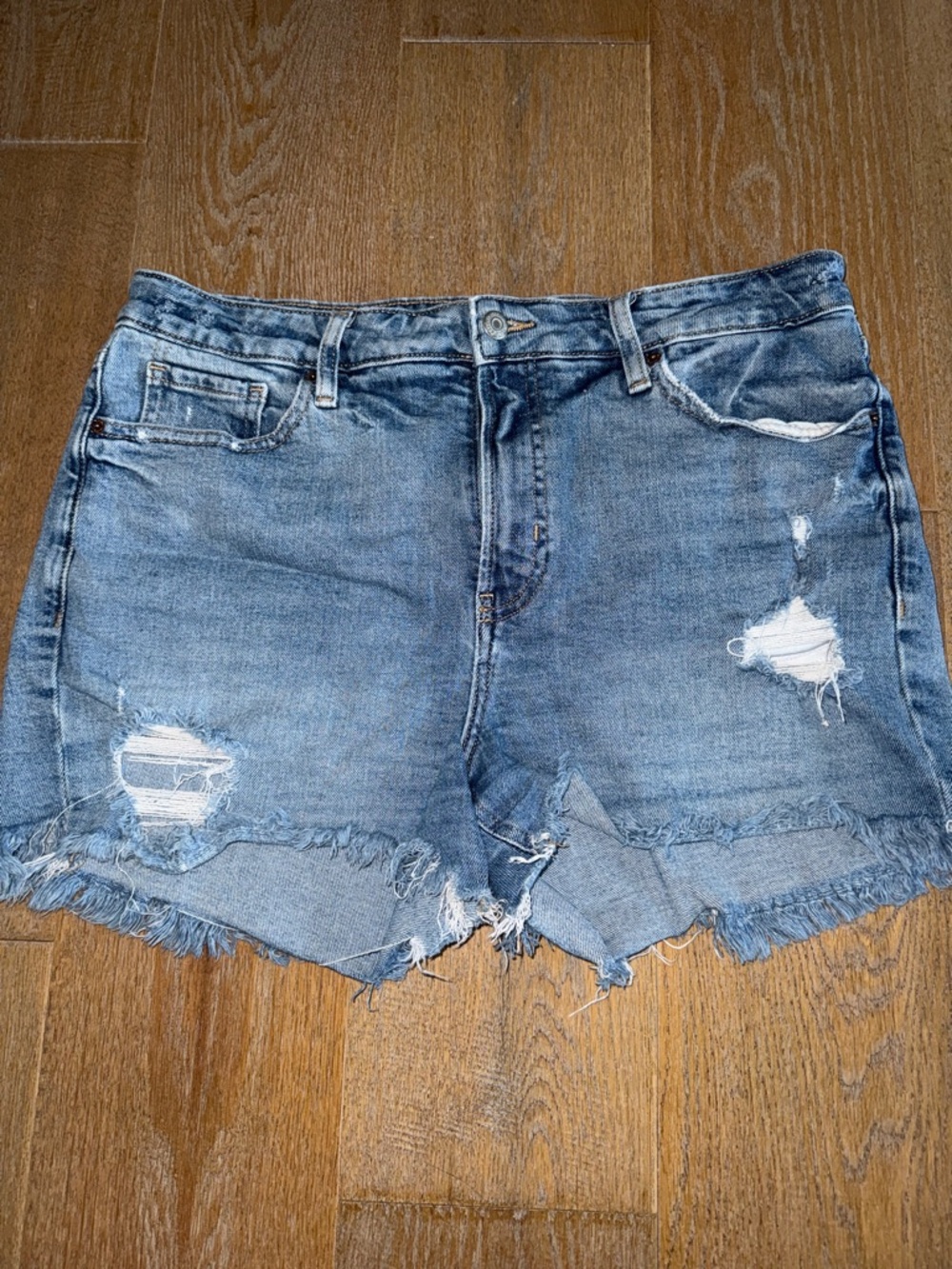 Old Navy Distressed Blue Denim Women's Shorts